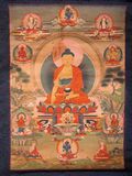 Shakyamuni Buddha with 8 bodhisattvas