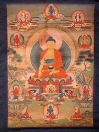 Shakyamuni Buddha with 8 bodhisattvas Image from HAR.jpg